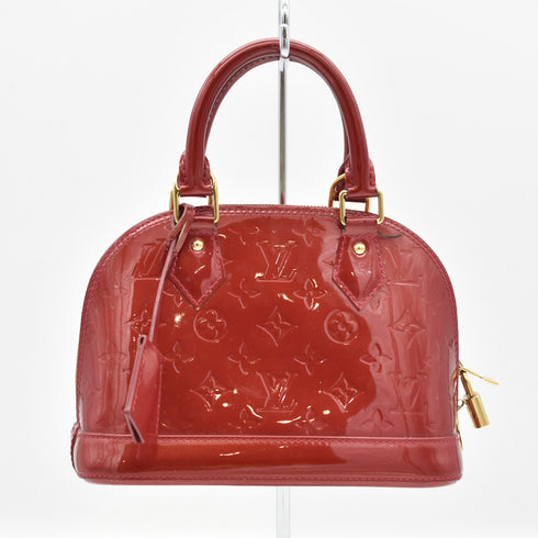 LOUIS VUITTON モノグラムヴェルニ アルマBB ローズアンディアン M91771